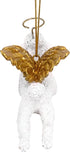 ANGEL WHITE POODLE ORNAMENT...