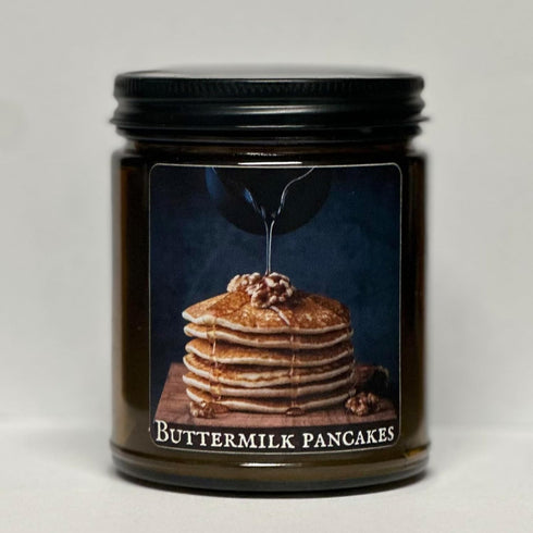 9 oz scented candle (Buttermilk pancakes)...