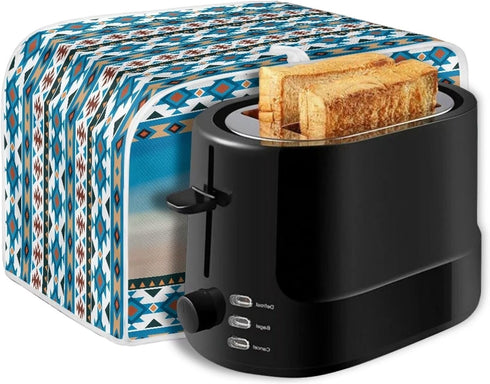 Southwest Horse 4 Slice Toaster Covers for Kitchen, Aztec Bread Maker Cover Washable Bread Toaster Cover Dust Greasy Protection, Decorative and An...