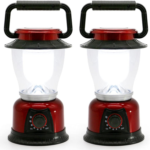 LED Lantern Variable Power Retro Battery Powered Camping Light, COB High Brightness Dimmable Camping Lamp for Hiking, Fishing, Repairing and Emerg...