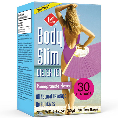 Uncle Lee’s Body Slim Dieters Tea, Detox & Slimming Tea – Senna, Hibiscus Flower & Pomegranate Flavor, Natural Laxative, Caffeine-Free Herbal Tea ...
