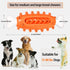 Tough Dog Toys for Aggressive Chewers Large Breed, Bacon Flavor Dog Chew Bones, Dog Chew Toys for medium and large dogs (Orange)...