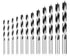 Metric Brad Point Wood Drill Bit Set, 12Pcs Drill Bit Set with Double Flutes Design for Carpenter Woodworking and All Types of Wood (3mm - 12mm)...