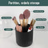 JessLab Makeup Brush Holder Organizer with Lid, 360 Degree Rotatable Makeup Brush Organizer Spinning Cosmetics Holders Brush Storage Box Display f...