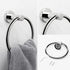 NearMoon Bath Towel Ring, Bathroom Hardware Accessories-Thicken Stainless Steel Hand Towel Holder for Bathroom, Modern Round Towel Hanger Wall Mou...