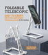 Mobile Phone Stand Desktop Mobile Phone Stand,Foldable Portable Mobile Phone Stand,Adjustable Angle,Suitable for 4-12 inch Mobile Phones and Table...