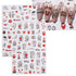 JMEOWIO 10 Sheets Valentines Day Heart Nail Art Stickers Decals Self-Adhesive Pegatinas Uñas Cute Cat Nail Supplies Nail Art Design Decoration Acc...