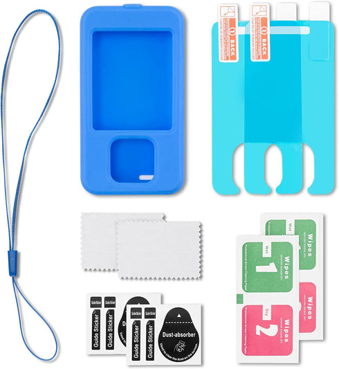Dexcom G7 Receiver Case with Wrist Lanyard and 2PCS Screen Protector (Tricolor Mixing)...