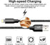 cugunu iPhone Charger, 5 Pack 3/3/6/6/10FT Apple MFi Certified USB Lightning Cable Nylon Braided Fast Charging Cord Compatible for iPhone 14/13/12...