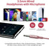 3.5mm Earbuds Wired Headphones for Samsung A25 A15 A14 A03S A23 Galaxy Note 5 8 9 S10E S10+ S8+ S9 Deep Bass 3.5mm Headset for iPhone iPad Google ...