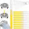 Gatuida Shower Head Cleaner: Small Gaps Hole Anti-Clogging Shower Head Cleaning Brush, Shower Nozzle Clog Removal Picks Shower Cleaner Brushes for...