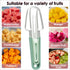 Watermelon Cutter Slicer Tool, 3-in-1 Stainless Steel Watermelon Fork Slicer and Popsicle Cutter with Clear Wall Hook, Portable Fruit Cutter Set f...