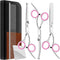 Dog Grooming Scissors Set - Dog Grooming Scissors with Safety Round Tip, 6 in 1 Heavy Duty Pet Grooming Scissor for Dogs, Cats and Other Animals...