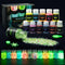Glow in The Dark Glitter, 12 Colors Chunky Glitter for Tumblers, High Luminous Holographic Glitter for Resin Crafts Epoxy Slime, Cosmetic Grade Na...
