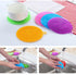 Silicone Dish Scrubber, Kitchen Sponges, Silicone Sponge,Dish Brush, Silicone Sponge Dish Sponges, Kitchen Sponge Double Sided Cleaning Sponges Ga...