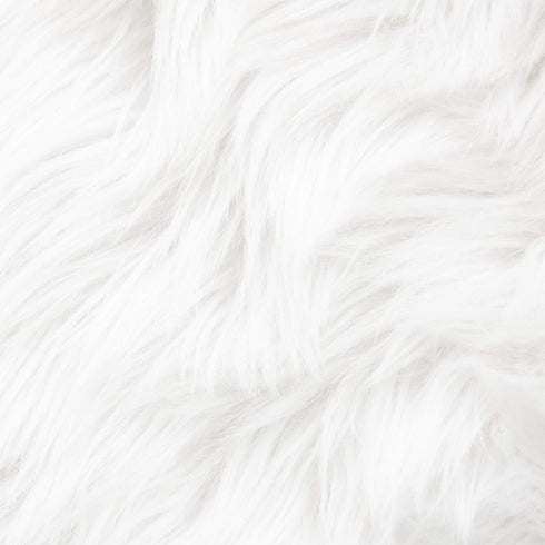 Faux Fur Fabric Shaggy Craft Fur White Fur for Crafts,Gnomes,Costume,Camera Floor,Decoration (20×20 inches, White)...