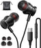 USB C Headphones Wired Earbuds for iPhone 15 Pro Max with Mic Volume Control Stereo Noise Cancelling, Type C Earphones for Samsung Galaxy S24/S23/...
