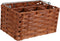 Cutlery Storage Basket Rattan Cutlery Tray Table Trays Flatware Organizer Countertop Utensil Holder for Kitchen Counter Silverware Makeup Organise...