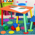 SIQUK 63 Pieces Carpet Markers Hook and Loop Carpet Marker for Classroom, 9 Colors...
