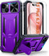 FNTCASE for iPhone 15 Plus Case: Heavy Duty Shockproof Cover with Kickstand | Rugged Military Grade Drop Proof Protection Matte Textured TPU Prote...