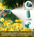 Heavy Duty Garden Hose Nozzle, 10 Spray Patterns Water Hose Sprayer with Thumb Control On/Off Valve, Comfortable Grip, Ideal for Outdoor Watering,...
