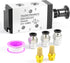 TAILONZ PNEUMATIC 1/4"NPT 5 Way 2 Position Spring Reset Air Hand Lever Operated Valve Pneumatic Solenoid Valve Manual Control Push-Pull 4R210-08-T...