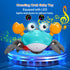 Crawling Crab Baby Toy Gifts Infant Tummy Time Toys Build in Rechargeable Battery,Baby Toys with Music and LED Light for 0-6 6-12 1-3 4+ Year Old ...