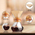 Puricon Pour Over Coffee Maker with Paper Filter 40 Sheets, Holds 1 to 2 Cups, 15oz Coffee Dripper Set Borosilicate Glass Coffee Carafe Brewer, Co...