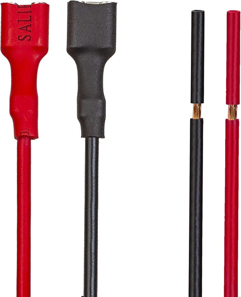12V Lead Acid Battery Connector Cable, 5 Feet Long, with Red & Black Quick Connect/Disconnect F2 Type Terminals, Lead Acid Battery Connectors...