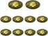 Duolai 10pcs Retro Gold Star Carving Buttons Craft Purses Leather Decorative Accessories Conchos Snaps Metal Stud Screw Back Rivet DIY Shoes Bag B...