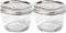 Kerr Wide Mouth Half-Pint Glass Mason Jars 8-Ounces with Lids and Bands (2 Jar-Pack)...