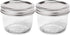 Kerr Wide Mouth Half-Pint Glass Mason Jars 8-Ounces with Lids and Bands (2 Jar-Pack)...