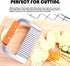 2PCS Stainless Steel Wavy and Straight Soap Mold Loaf Potato Vegetable Cutter Cutting Tool...