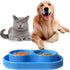 PetLike Ants Away Double Cat Dog Pet Water and Food Bowls,6cups /48oz Cat Dog Feeding Bowl Pet Food Dish for Puppy Medium larger Dogs Cats (Blue, ...