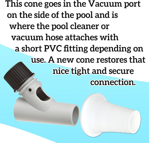 Pool Cleaner Cone Reducer Parts GW9015 Compatible with Pentair Kreepy Krauly SandShark and PoolShark Automatic GW9000...