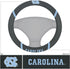 FANMATS 14900 NCAA UNC University of North Carolina - Chapel Hill Tar Heels Polyester Steering Wheel Cover , 15"x15", Black...