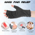 Qianyu Arthritis Compression Open-Fingertip Gloves for Men and Women Keep Hands Warm Rheumatoid Tendonitis Swelling Carpal Tunnel Pain Anti-Slip F...
