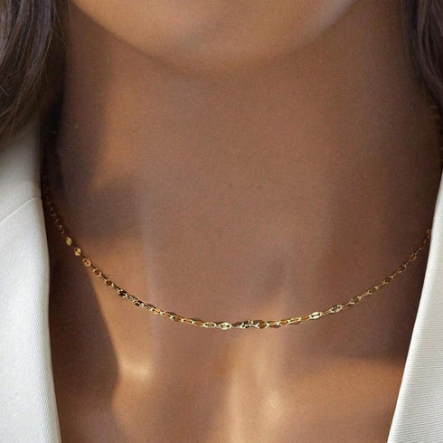 Jabogrii 32.8 Feet Lip Jewelry Making Chains Bulk 18K Gold Plated Brass Chain for Jewelry Making DIY Craft Chain Roll...