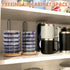 Tumbler Lid Organizer, 2 IN 1 Stacking Tumbler Lid Holder Vertical Storage for Up to 20 Lids, Space-Saving Design Cup Lid Organizer Storage Rack f...