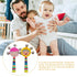 SUPVOX 2pcs Wood Jingle Rattle Bell Handheld Hand Jingle Bell Children Rattle Toys Baby Grip Training Toy Cartoon Shaking Rattle for Baby Nursing ...