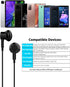 USB C Headphones for iPhone 15 Plus/Pro Max,Samsung S22 S23 S24 Ultra S21 FE A53 Note 10 Plus,Magnetic Stereo Type C Earphones Semi in-Ear Wired E...