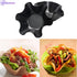 Tortilla Pan Set,4pcs Nonstick Tortilla Bowl Maker Carbon Steel Taco Salad Shell Molds for Kitchen,Microwave & Dishwasher...