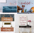 25PCS Reusable Template for Painting Wood, Large Welcome and Sweet Home Stencils Seasonal Stencils Farmhouse Stencils for Signs, Walls & Home Deco...