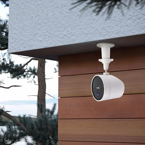 2 Pack Wall Mount Holder Compatible with SimpliSafe Outdoor Security Camera, 360°Rotation Security Bracket with 1/4 Screw Thread , Camera Not Incl...