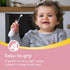 Papablic BabyHandy 2-Stage Sonic Electric Toothbrush for Babies and Toddlers Ages 0-3 Years, Pink...