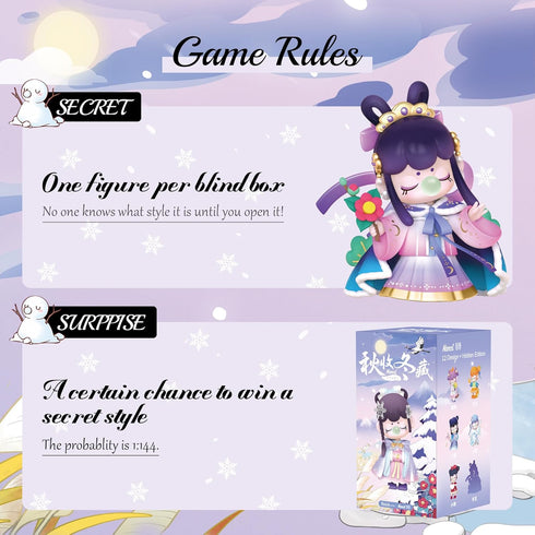Rolife Nanci Blind Box-24 Solar Terms Series Autumn and Winter, 1PC Exclusive Action Figure Box, Popular Collectible Toy Cute Action Figure Creati...
