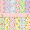 Scrapbook Paper 11.8x11.8 Inch Spring Flowers Pattern Paper Double-Sided Craft Paper Decorative Paper Folded Flat for Art Craft DIY Card Making, S...
