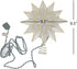 Kurt S. Adler 9.06-Inch UL 10-Light 12-Point Gold Capiz Star Treetop Tree Topper...