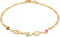 Barzel 18K Gold Plated Elephant Anklet For Women - Made In Brazil...