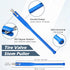 5 Pieces Tire Repair Kit, 1 Valve Core Removal Tool Tire Valve Stem Puller No Scratch Strength Blue Plastic Tire Valve Tool 4 TR412 Rubber Snap-in...
